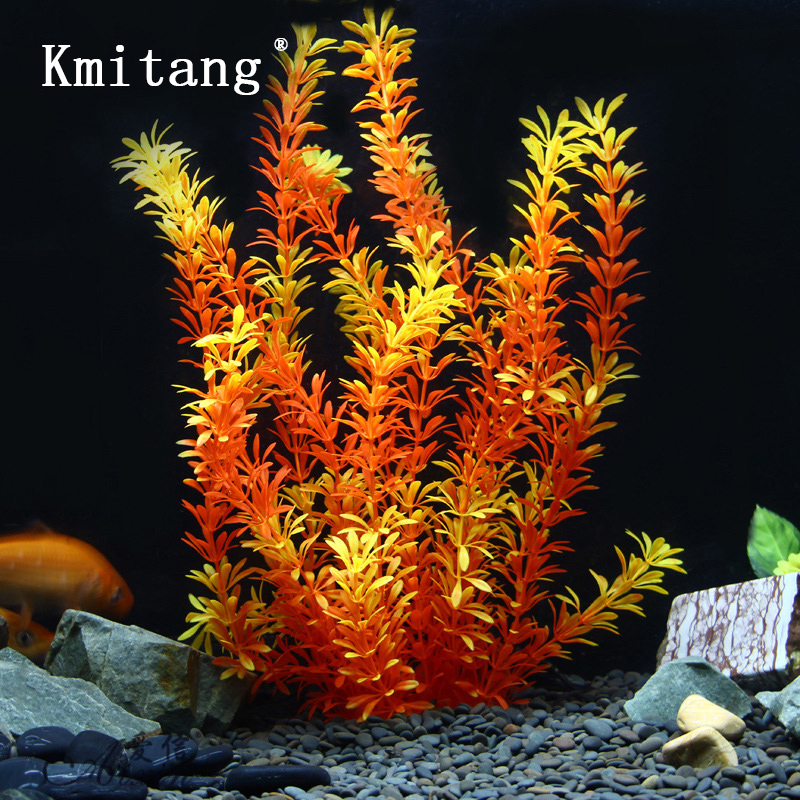 Planted Aquarium With Fish - 100cm Tropical Plants Large Artificial Water