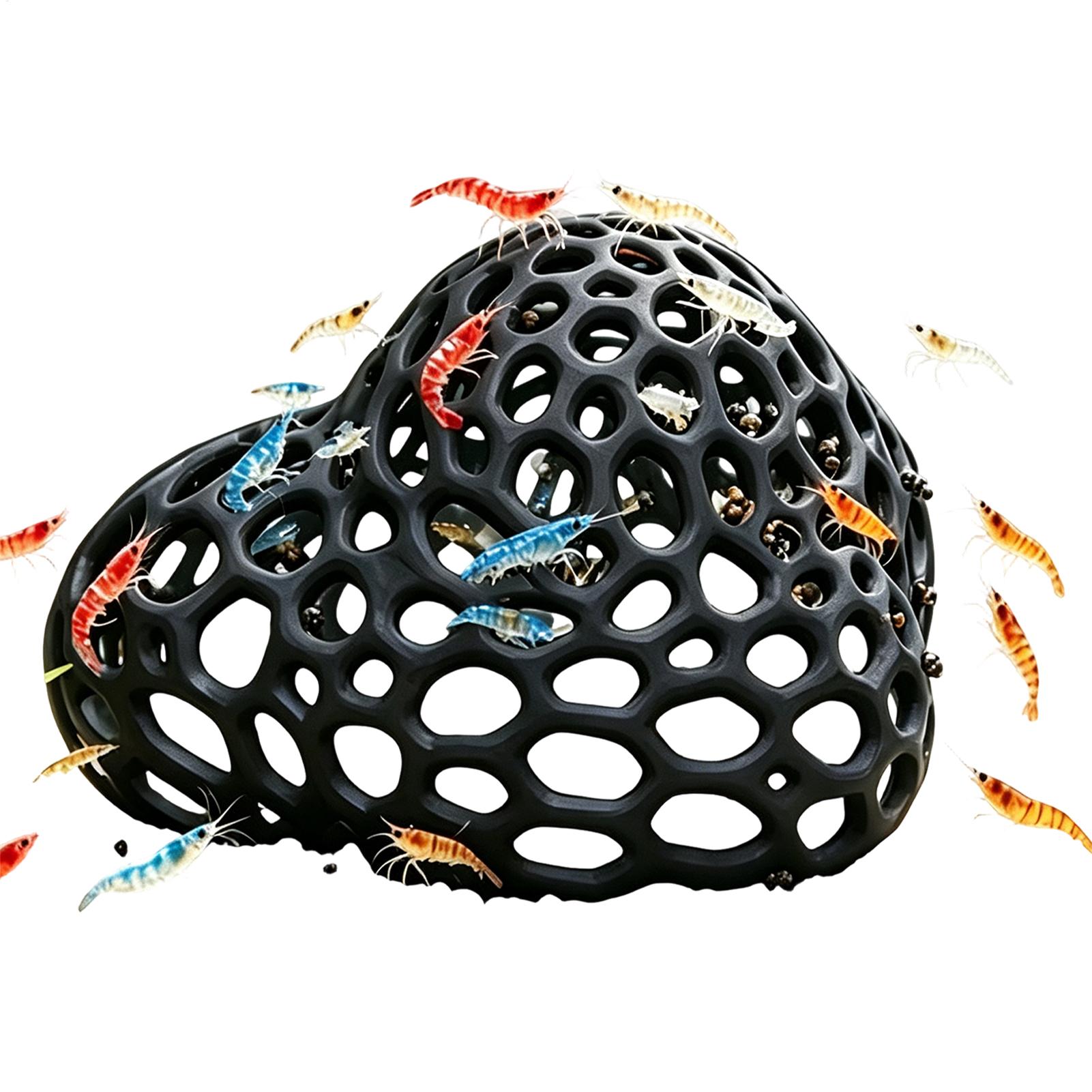 Aquarium Planted Background - Fish Shrimp Hiding Cave Wide-View Porous