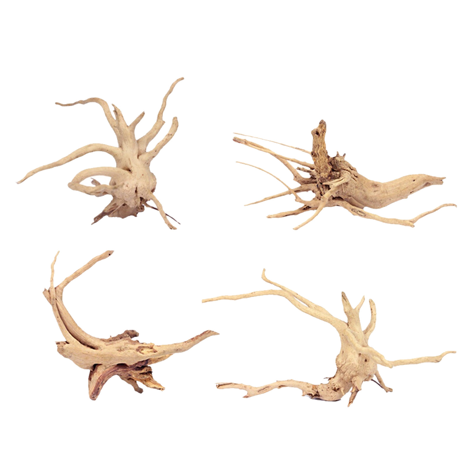 Planted Aquarium Ph - 4Pcs Natural Driftwood Branch Aquarium Decorations