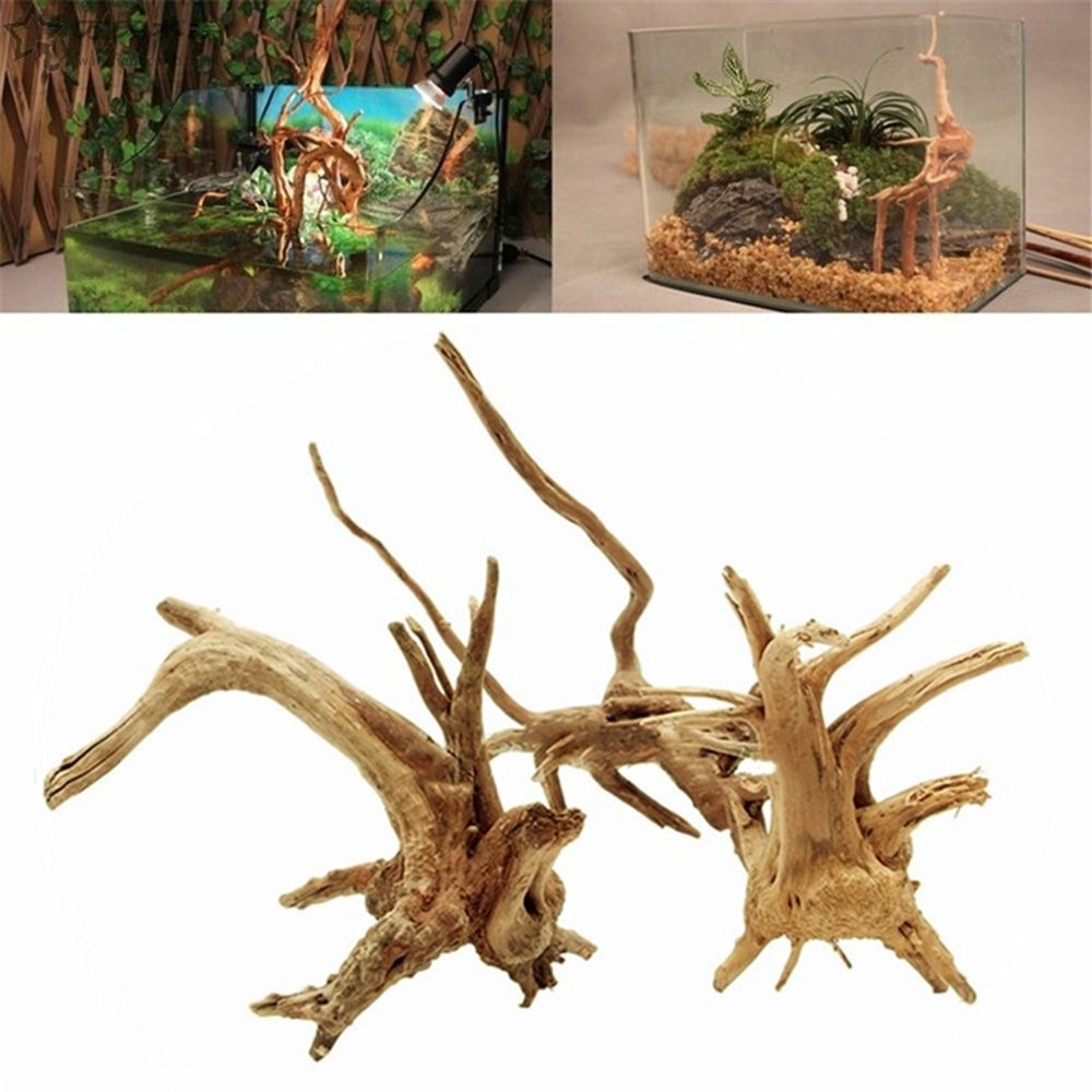 New Natural Wooden Fish Tank D - Aquarium Plant Root Tabs recension och pris