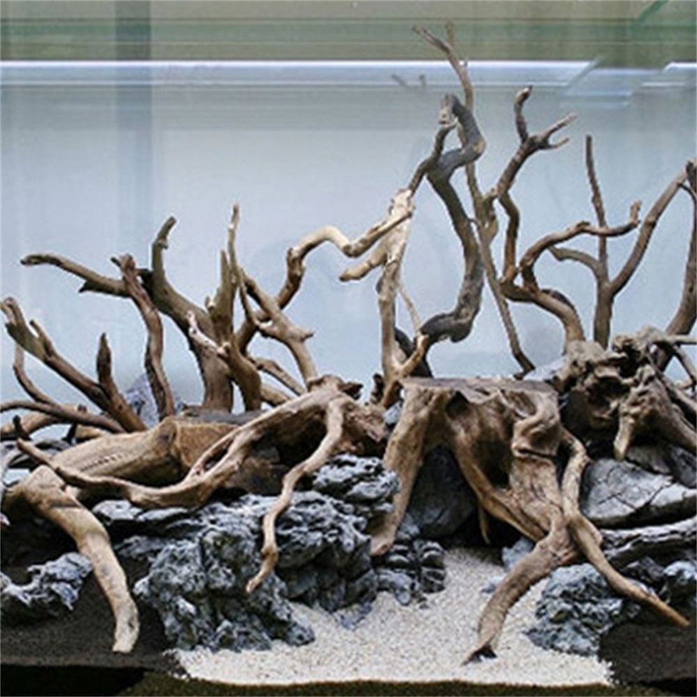 New Natural Wooden Fish Tank D - Aquarium Plant Root Tabs recension och pris