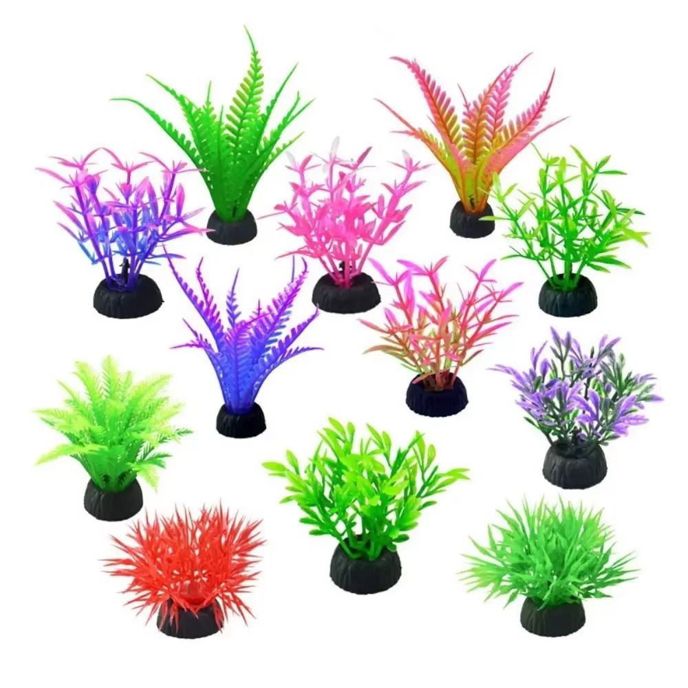 Plastic Artificial Aquarium Pl - Aquarium Planted Background recension och pris