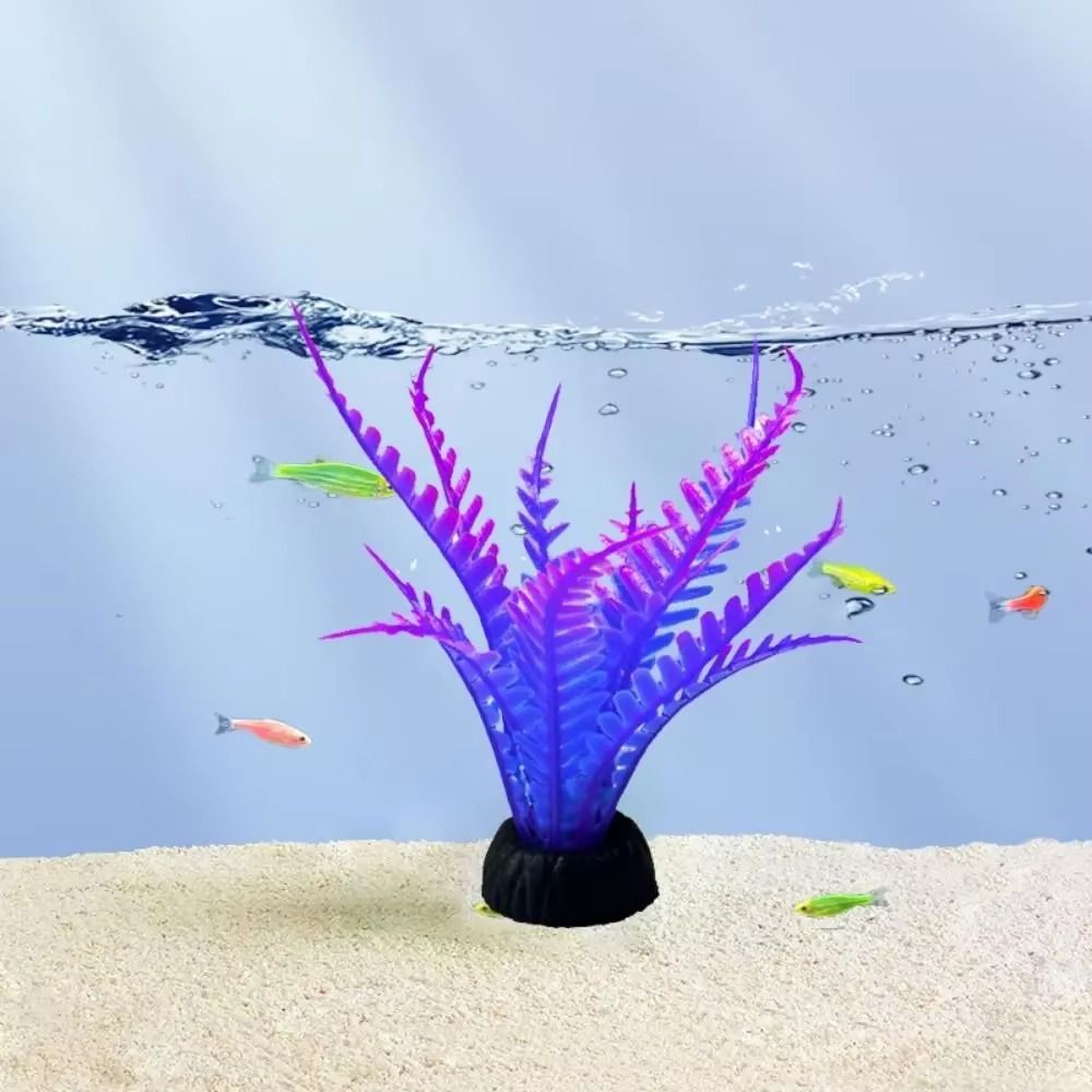 Plastic Artificial Aquarium Pl - Aquarium Planted Background recension och pris