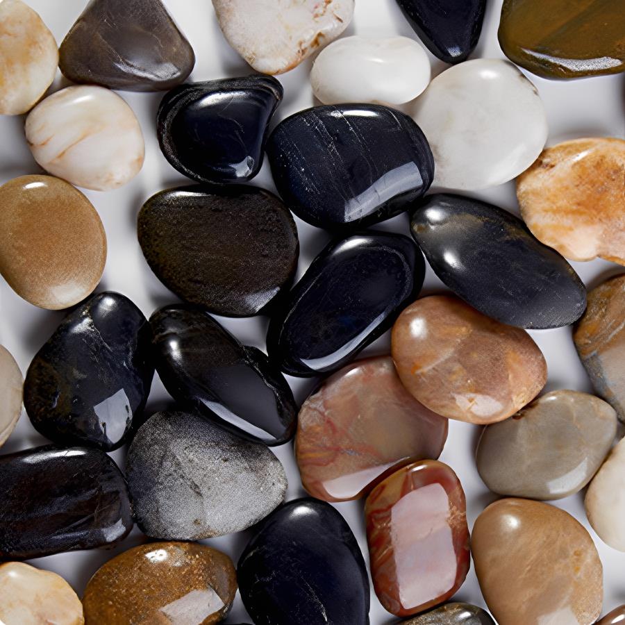300-700g Smooth River Pebbles, - Planted Aquarium With Fish recension och pris