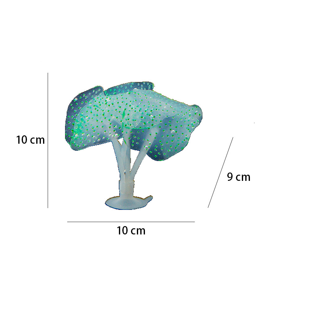 1Pcs Luminous Anemone Artifici - Planted Aquarium With Fish recension och pris