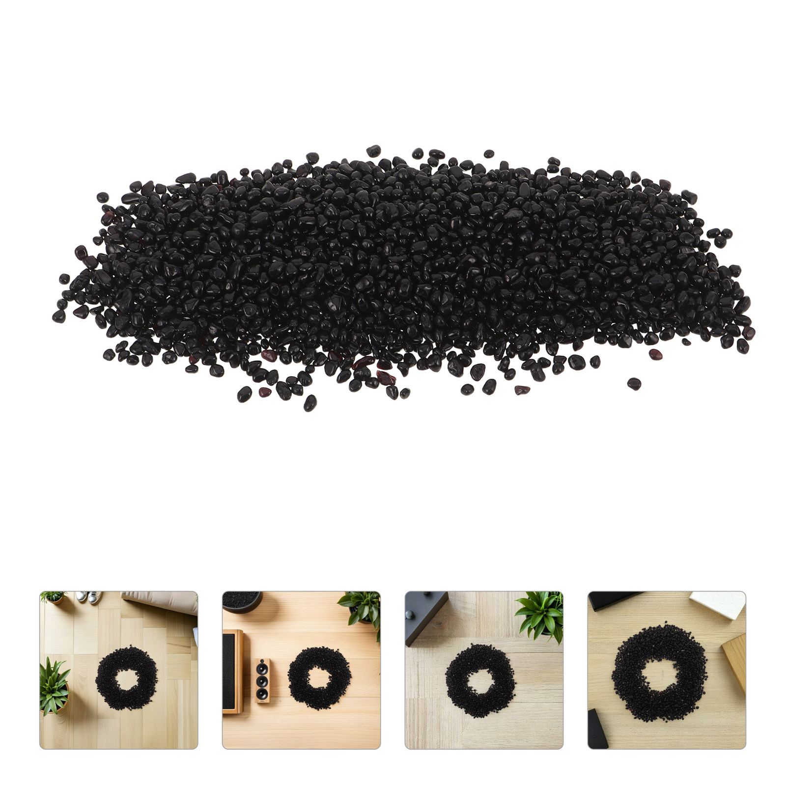 Black Gravel Aquarium Decorati - Planted Aquarium With Fish recension och pris