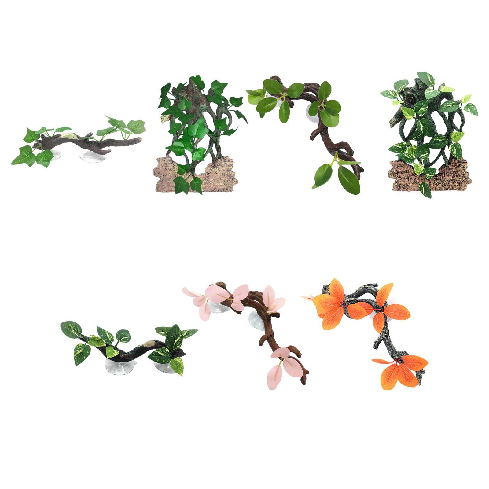 Gecko Plant Ornament Aquarium  - Aquarium Planted Background recension och pris