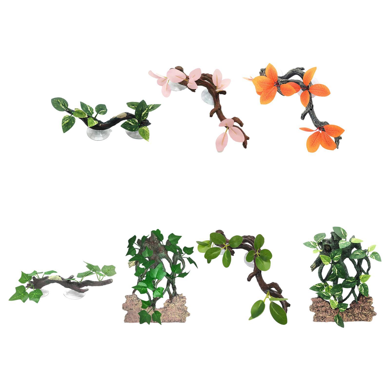 Gecko Plant Ornament Aquarium  - Aquarium Planted Background recension och pris
