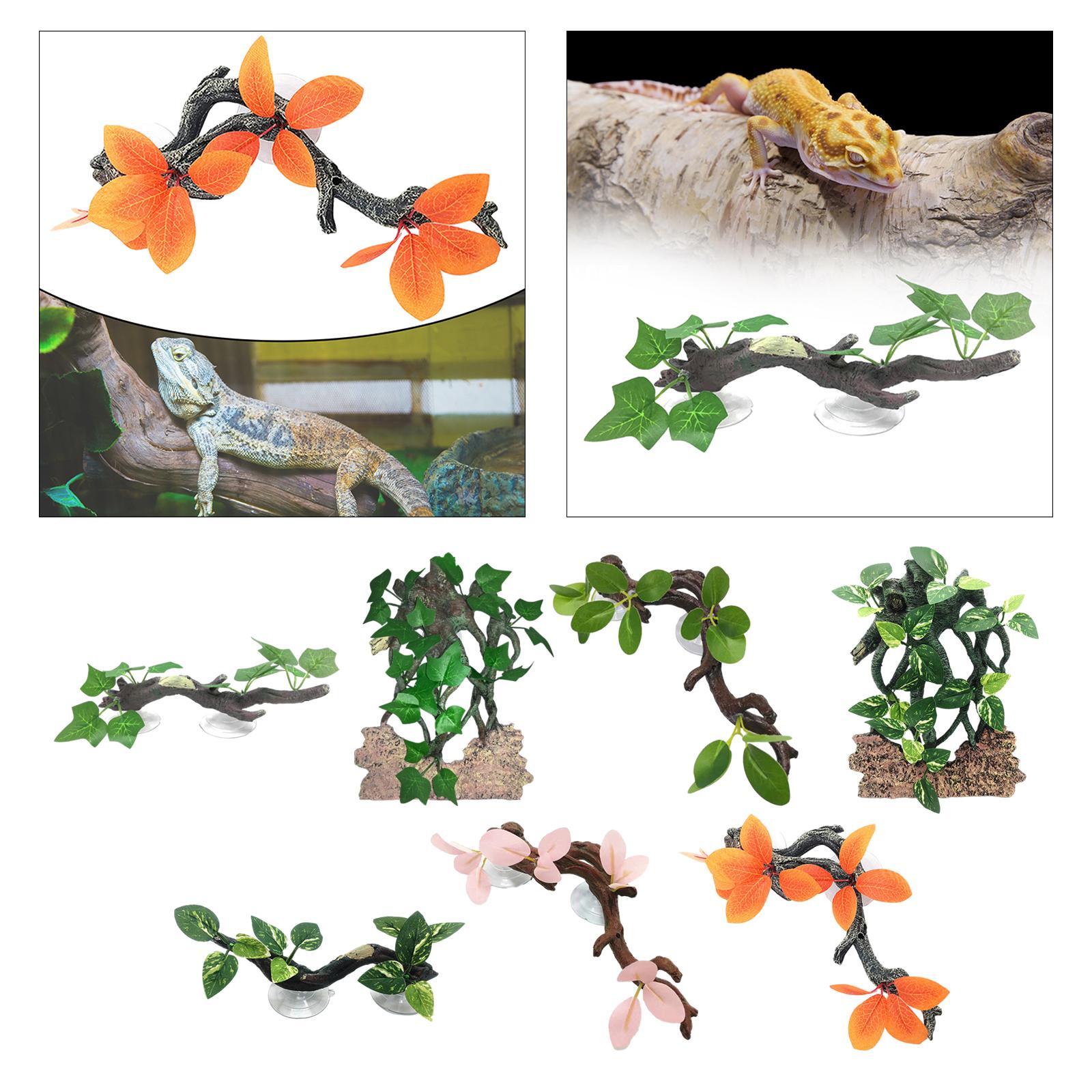 Gecko Plant Ornament Aquarium  - Aquarium Planted Background recension och pris
