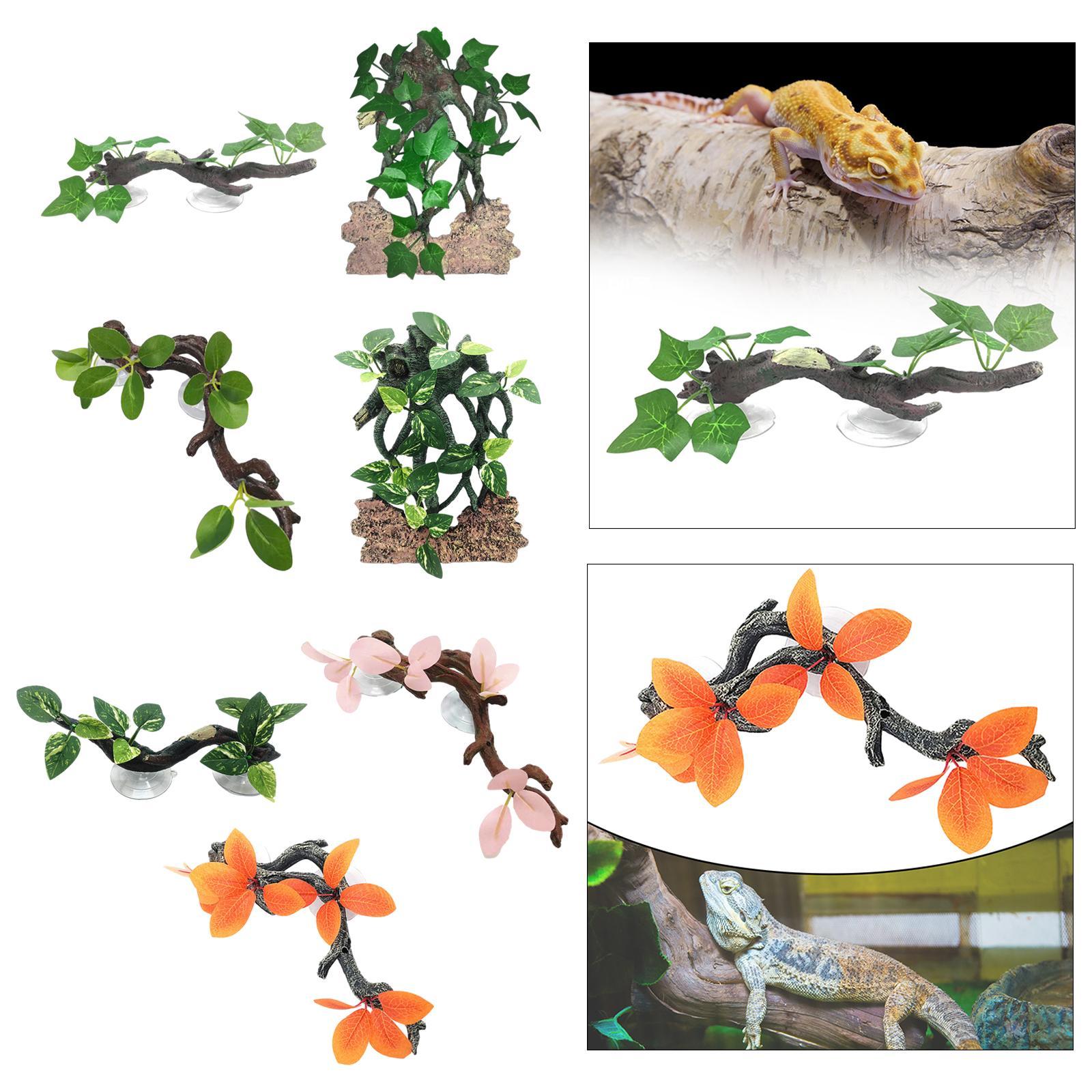 Gecko Plant Ornament Aquarium  - Aquarium Planted Background recension och pris