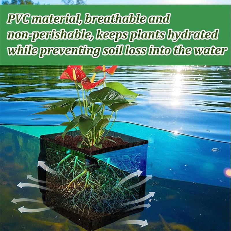 4 Pcs Black Mesh Pond Planting - Aquarium Plants recension och pris