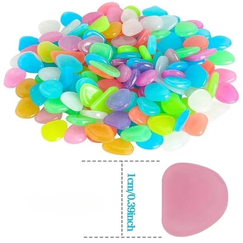 50-200pcs Glow in The Dark Peb - Aquarium Plants recension och pris
