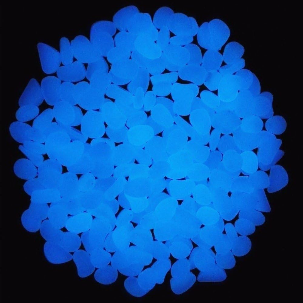 Fish Tank Rocks Glow Blue Pebb - Planted Aquarium With Fish recension och pris