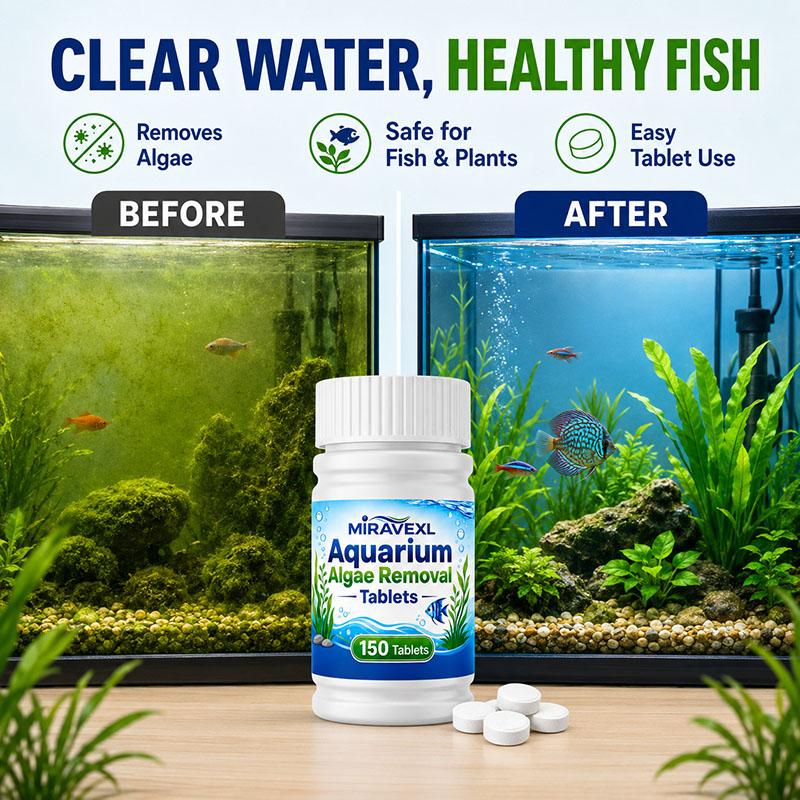 MIRAVEXL 150 Aquarium Algae Re - Planted Aquarium With Fish recension och pris