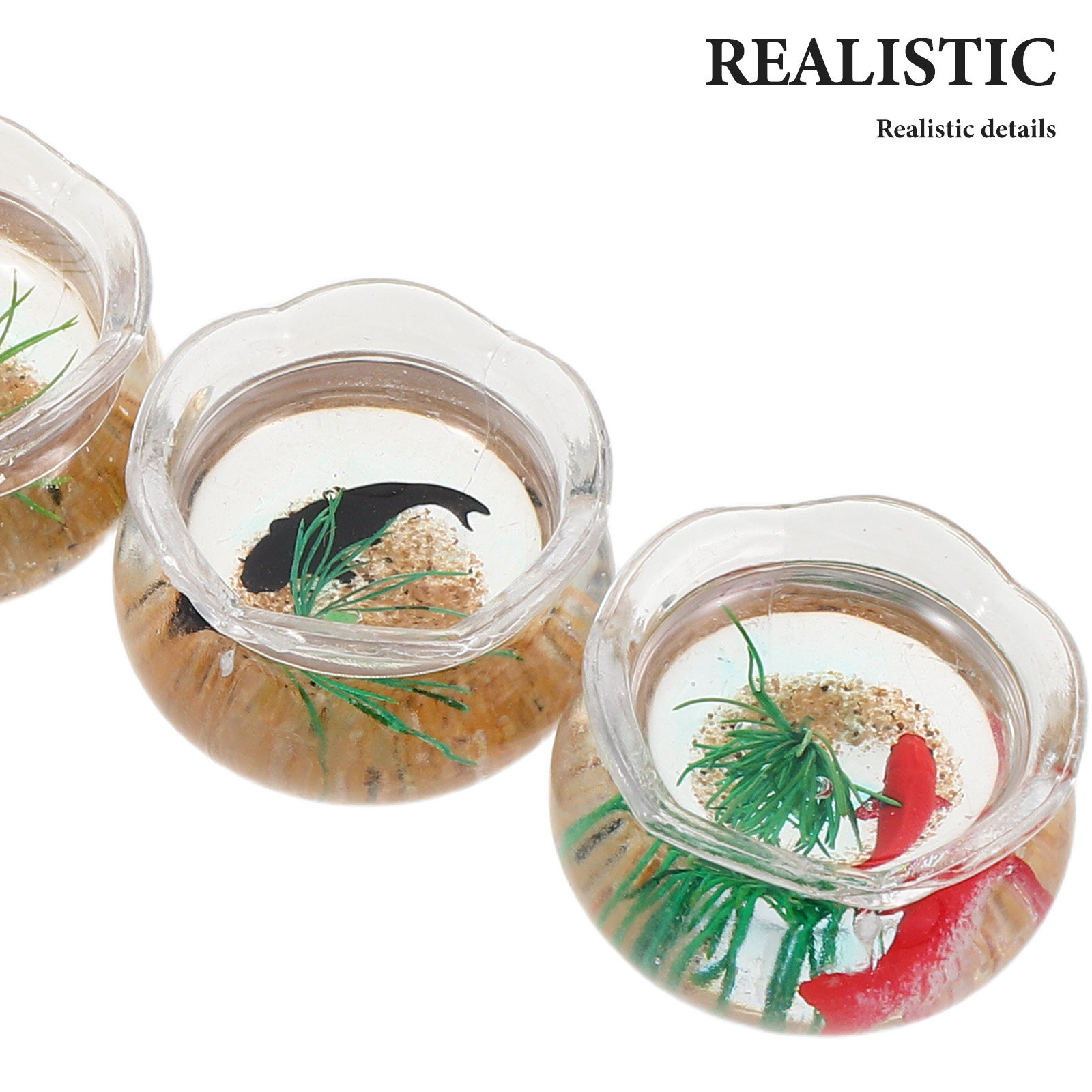 5Pcs Mini Fish Bowl Small Roun - Planted Aquarium With Fish recension och pris