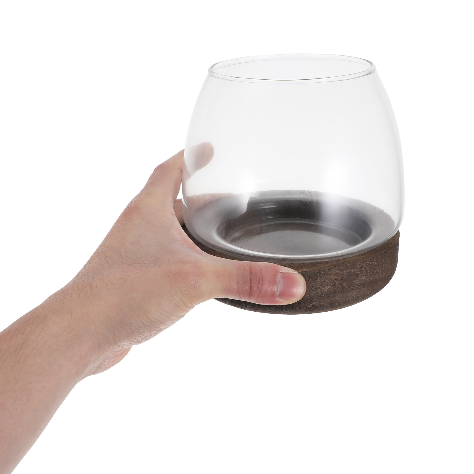 Round Glass Hydroponic Terrari - Planted Aquarium Jar recension och pris