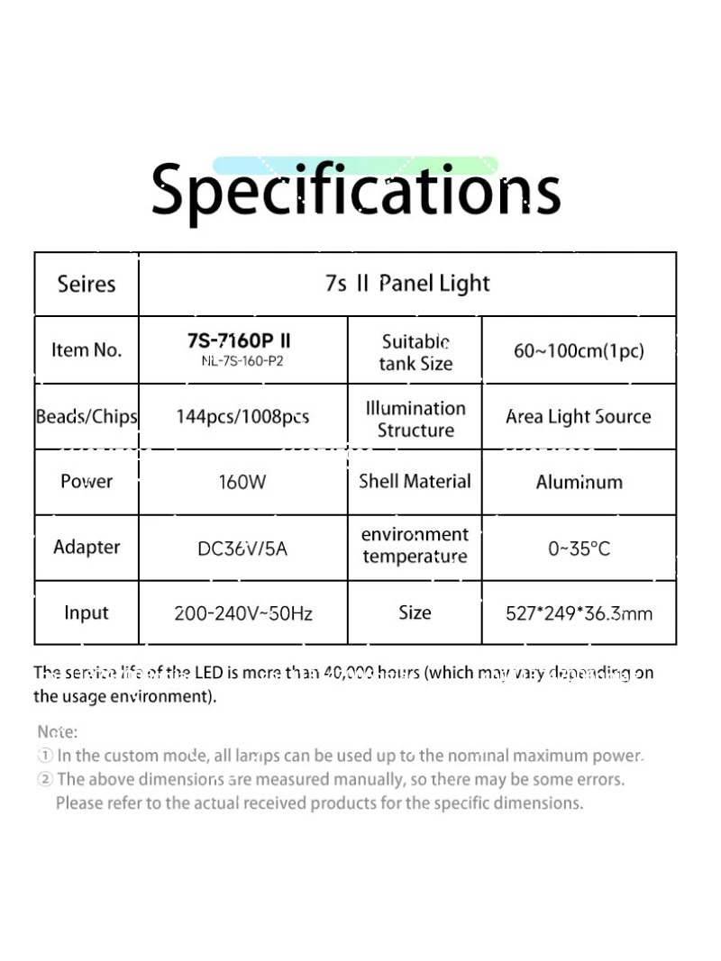 Aquarium LED Light 160W RGB Fu - Aquarium Plants recension och pris